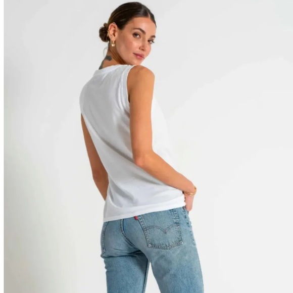 NWT N:PHILANTHROPY Troi Tank Cut-Out. White. 100% cotton. Small. - Picture 4 of 7